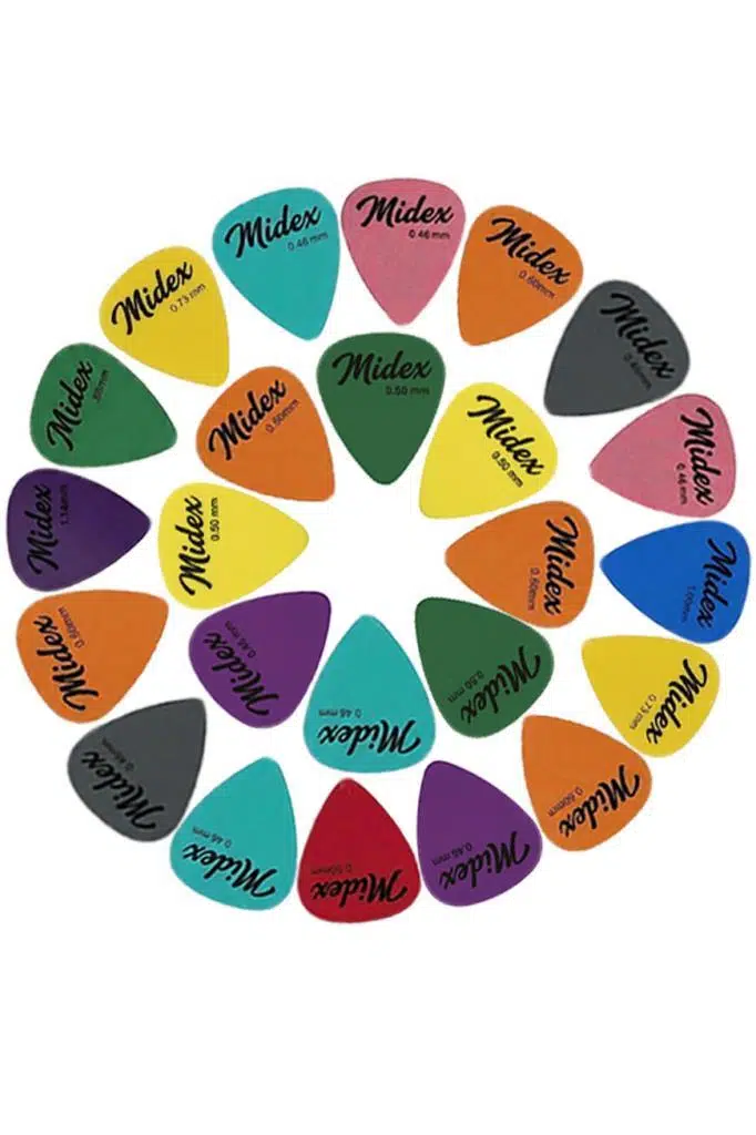 Midex PN-24 Kaliteli 24'lü Gitar Penası Seti (Tüm Ebatlar)