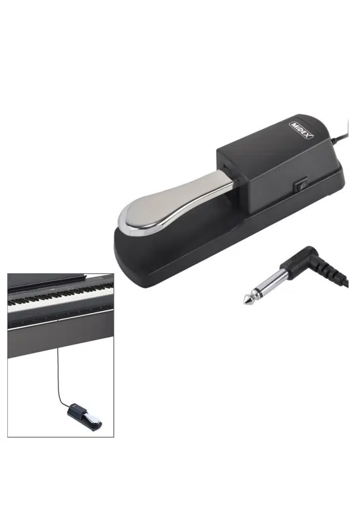 Midex PP-05 Sustain Pedalı (6.35mm Sustain Çıkışı Olan Tüm Ürünlerle Uyumlu)