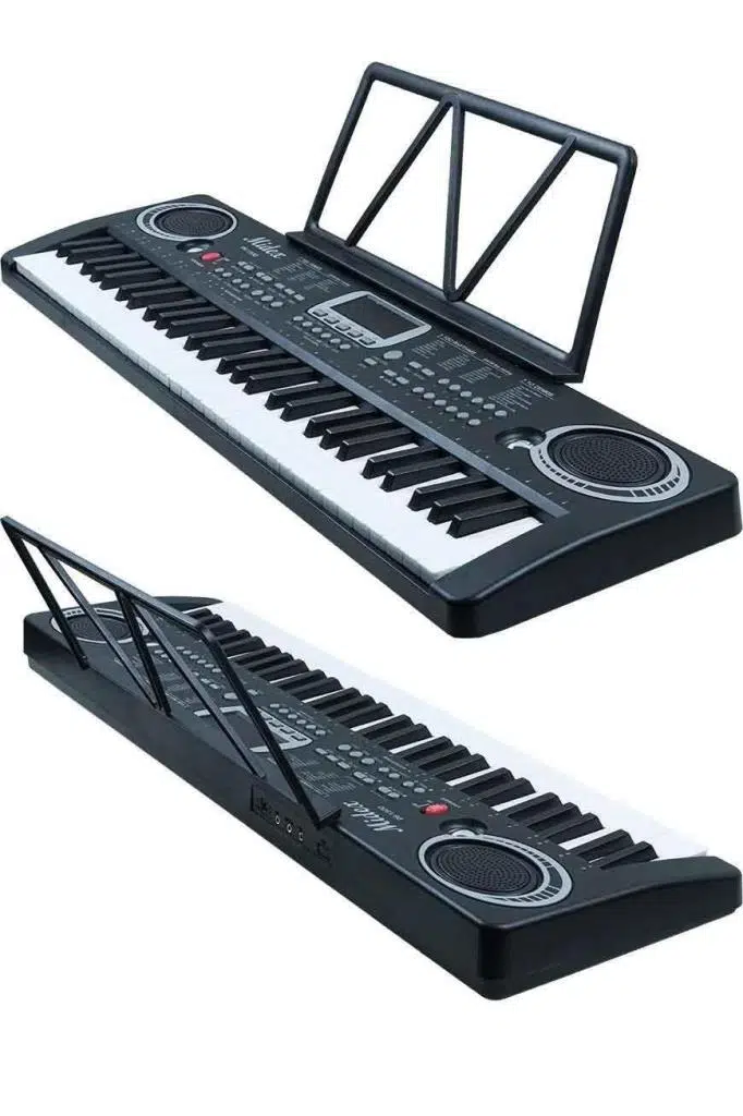 Midex PS-1500BK Başlangıç İçin 61 Tuşlu Org Notalık Adaptör Öğrenim Metodu (100 Ses 100 Ritim)