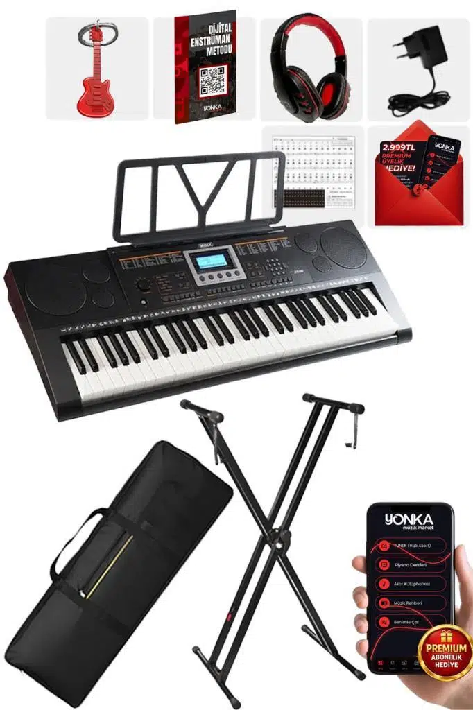 Midex PS-3500KS Tuş Hassasiyetli 61 Tuşlu Org (Stand Çanta Kulaklık Notalık Adaptör Metod) Midex PS-3500KS Tuş Hassasiyetli 61 Tuşlu Org (Stand Çanta Kulaklık Notalık Adaptör Metod)