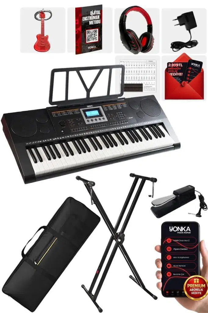 Midex PS-3500KSP Tuş Hassasiyetli 61 Tuşlu Org Sustain Pedallı (Stand Pedal Çanta Kulaklık Notalık Metod) Midex PS-3500KSP Tuş Hassasiyetli 61 Tuşlu Org Sustain Pedallı (Stand Pedal Çanta Kulaklık Notalık Metod)