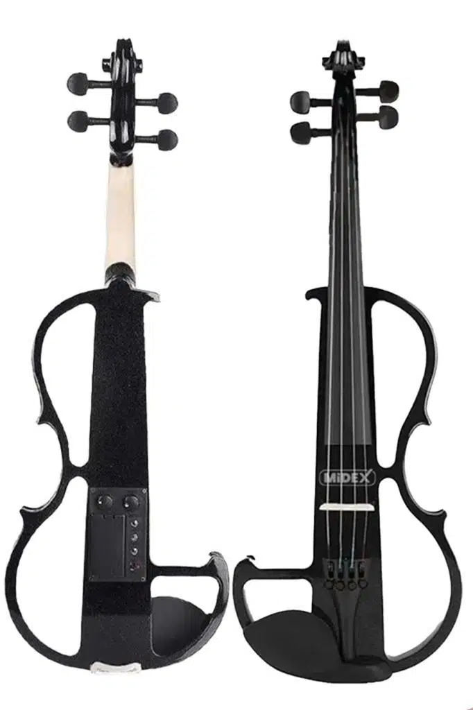 Midex RCZ-606B Elektro Keman Seti Siyah (Kulaklık Kablo Yastık )