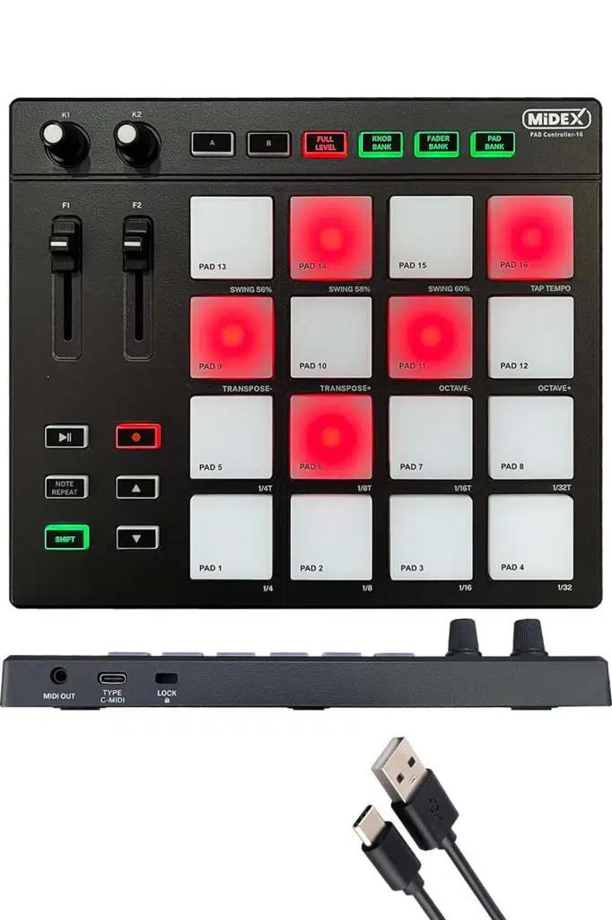 Midex Referans Paket-5 Maxword Monitör Ses Kartı CX1 Mikrofon Pad Controller Midex Referans Paket-5 Maxword Monitör Ses Kartı CX1 Mikrofon Pad Controller