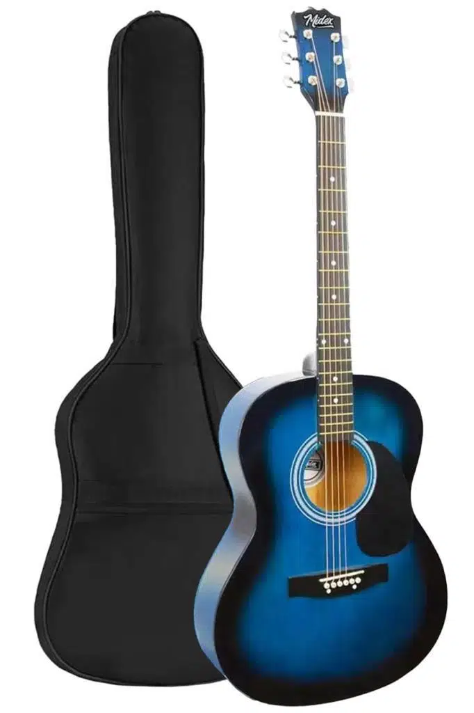 Midex RG-530BL Kaliteli Mavi 40 İnç Akustik Gitar Seti 4/4 Yetişkin Midex RG-530BL Kaliteli Mavi 40 İnç Akustik Gitar Seti 4/4 Yetişkin