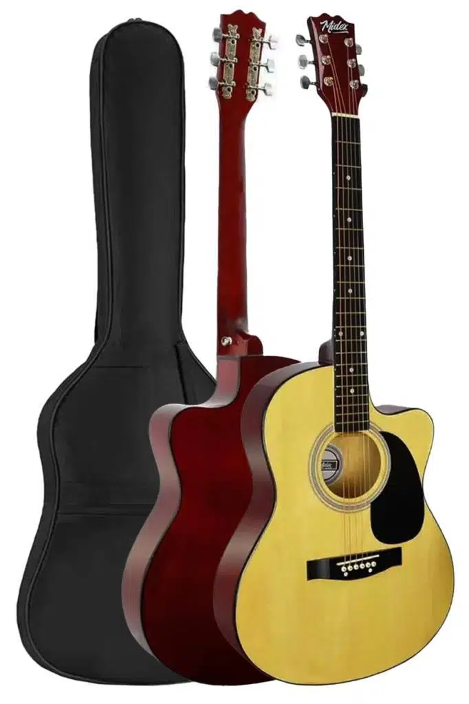 Midex RG-540NT Kaliteli Kesik Kasa 40 İnç Akustik Gitar Seti 4/4 Yetişkin Midex RG-540NT Kaliteli Kesik Kasa 40 İnç Akustik Gitar Seti 4/4 Yetişkin
