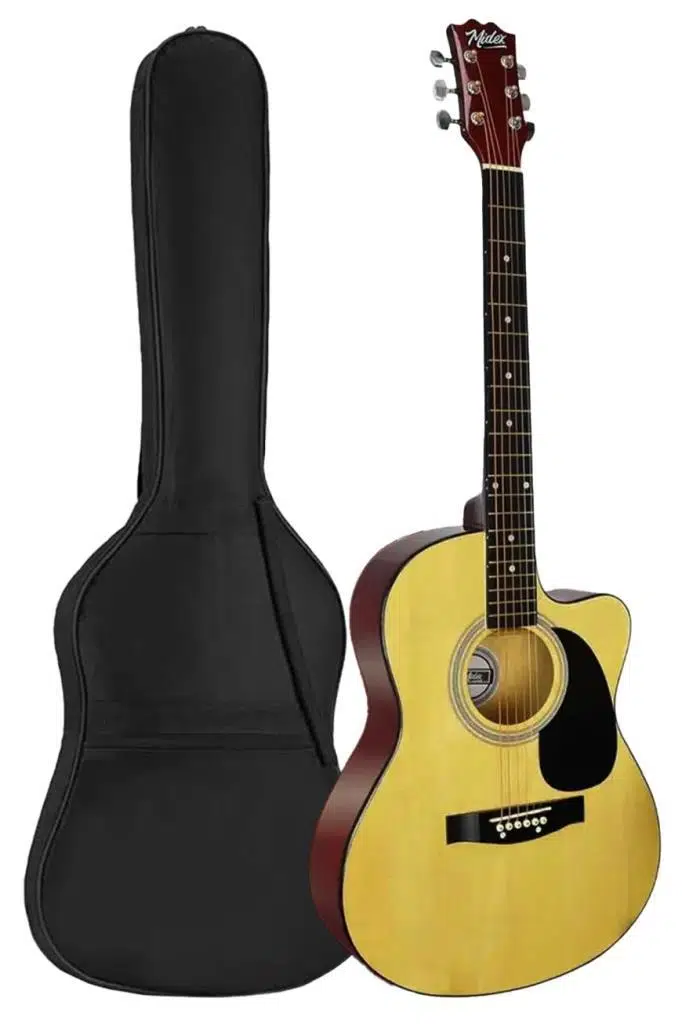 Midex RG-540NT Kaliteli Kesik Kasa 40 İnç Akustik Gitar Seti 4/4 Yetişkin Midex RG-540NT Kaliteli Kesik Kasa 40 İnç Akustik Gitar Seti 4/4 Yetişkin