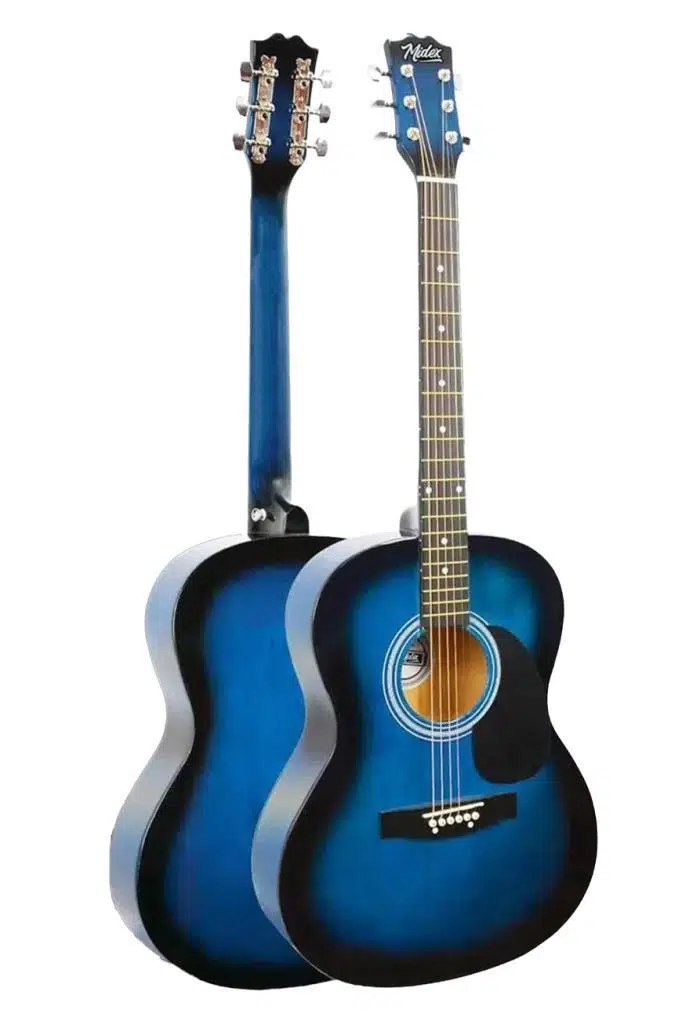 Midex RG-550BL Pack Kaliteli Mavi 40 İnç Akustik Gitar Seti 4/4 Yetişkin