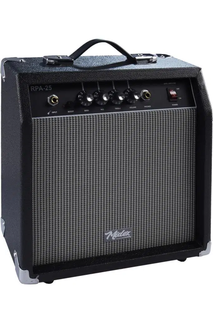 Midex RPA-25BK-HD Bas Gitar Amfisi 25 Watt (Kulaklık ve Jak Kablosu Dahil)