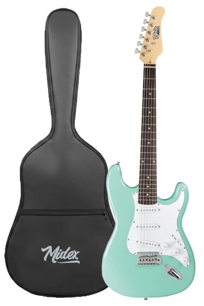 Midex RPH-30GR-25AMP Maple Klavye SSS 25W Amfili Elektro Gitar Seti