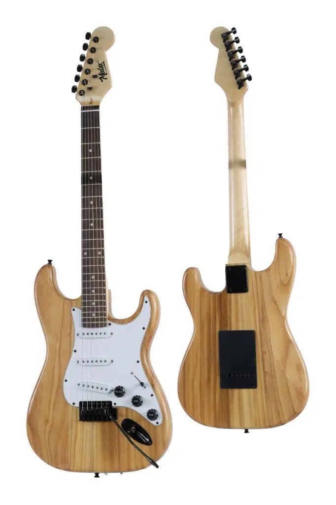 Midex RPH-320WD-30AMP Ahşap Renk Strat Kasa SSS 30W Amfili Elektro Gitar Seti