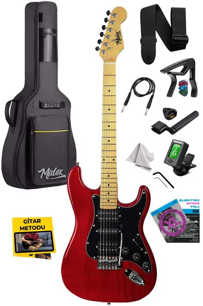 Midex RPH-40RD-OUT Elektro Gitar (OUTLET) Midex RPH-40RD-OUT Elektro Gitar (OUTLET)