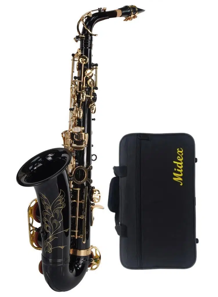 Midex SF-701 Profesyonel Alto Saksafon (Çanta ve Aksesuar Dahil (Mib)