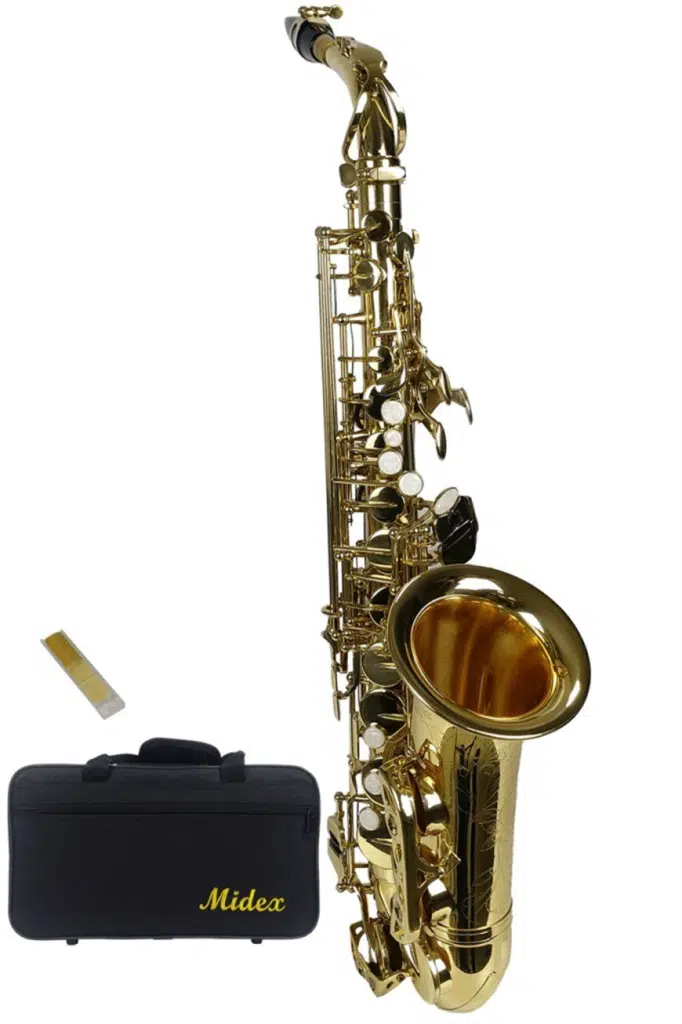 Midex SF-8000 Gold Profesyonel Alto Saksafon Çanta ve Aksesuar Dahil (Mib) Midex SF-8000 Gold Profesyonel Alto Saksafon Çanta ve Aksesuar Dahil (Mib)