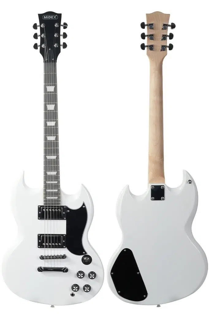 Midex SG-Special-WH Profesyonel SG Kasa HH Elektro Gitar Seti Beyaz Midex SG-Special-WH Profesyonel SG Kasa HH Elektro Gitar Seti Beyaz
