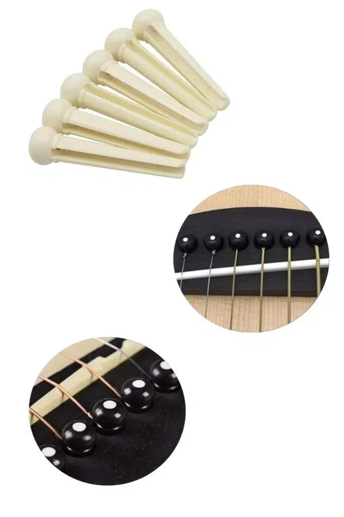 Midex SN-10WH Akustik Gitar Köprü Pimi 6 Adet (BEYAZ) Midex SN-10WH Akustik Gitar Köprü Pimi 6 Adet (BEYAZ)
