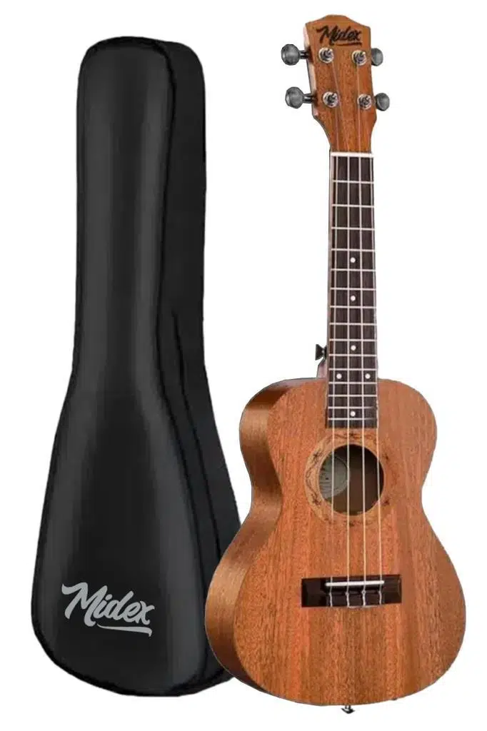 Midex SP-21M Set Maun Soprano Ukulele (Metod Nota Sticker Askı Pena) Midex SP-21M Set Maun Soprano Ukulele (Metod Nota Sticker Askı Pena)