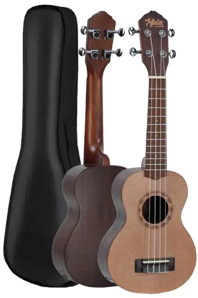 Midex SPA-231 Ladin Venge Ağacı Kaliteli Soprano Ukulele Seti Midex SPA-231 Ladin Venge Ağacı Kaliteli Soprano Ukulele Seti