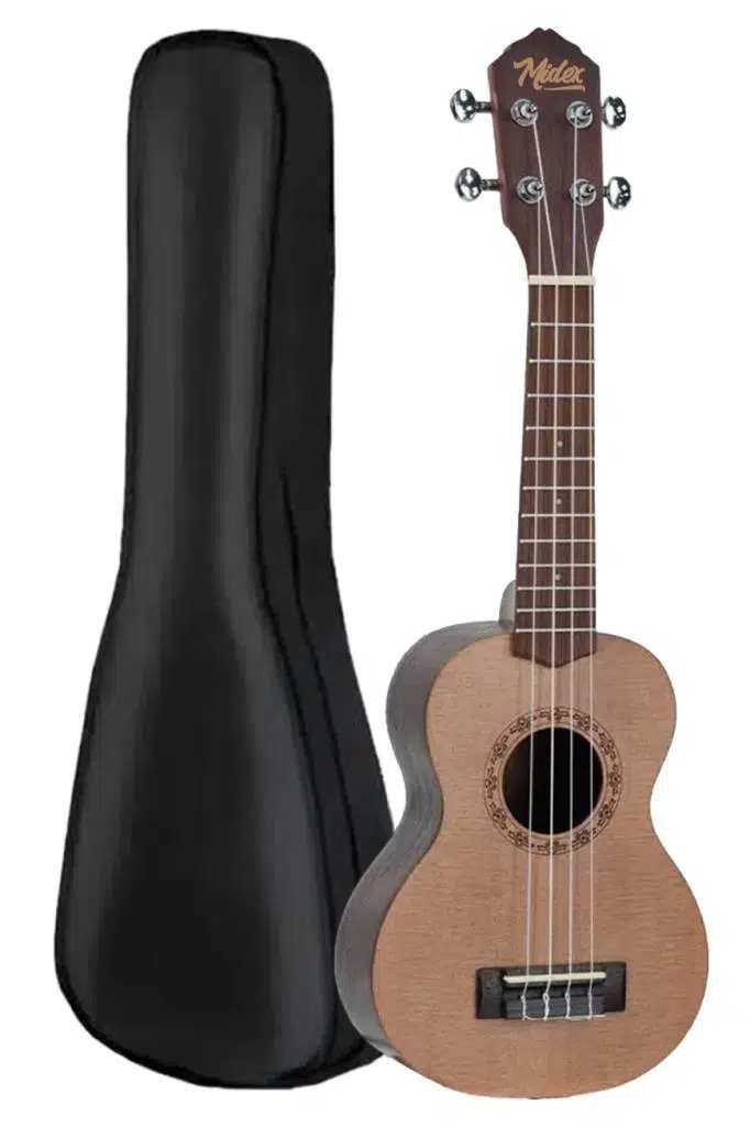 Midex SPA-231 Ladin Venge Ağacı Kaliteli Soprano Ukulele Seti Midex SPA-231 Ladin Venge Ağacı Kaliteli Soprano Ukulele Seti