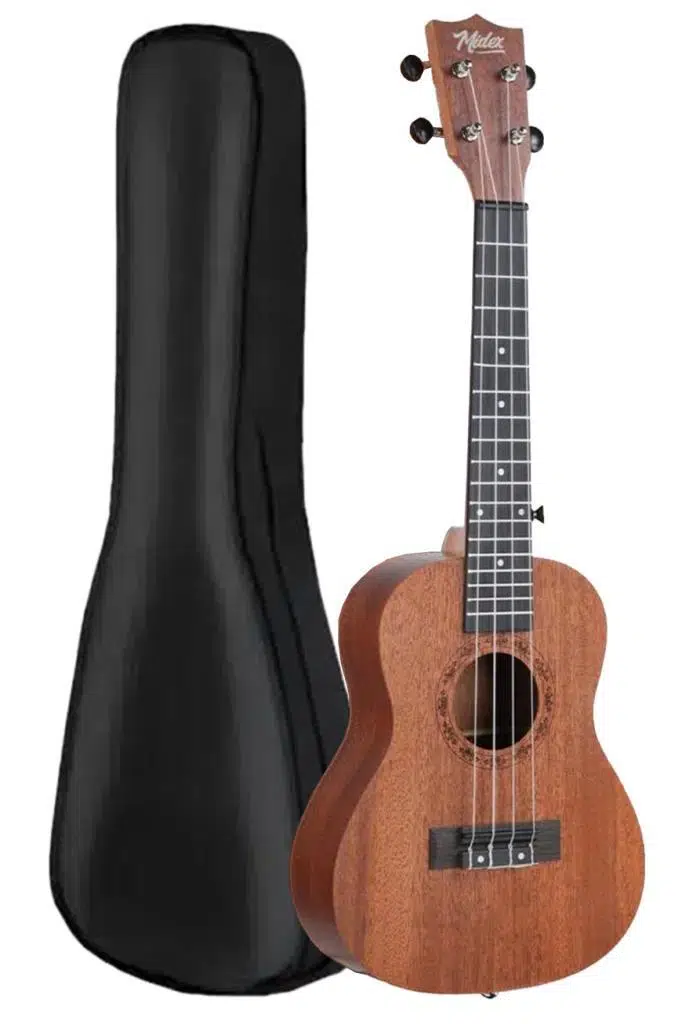 Midex SPA-235M Kaliteli Maun Concert Ukulele Seti