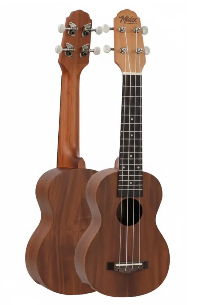 Midex SPA-241 Koa Ağacı Kaliteli Soprano Ukulele Seti Midex SPA-241 Koa Ağacı Kaliteli Soprano Ukulele Seti
