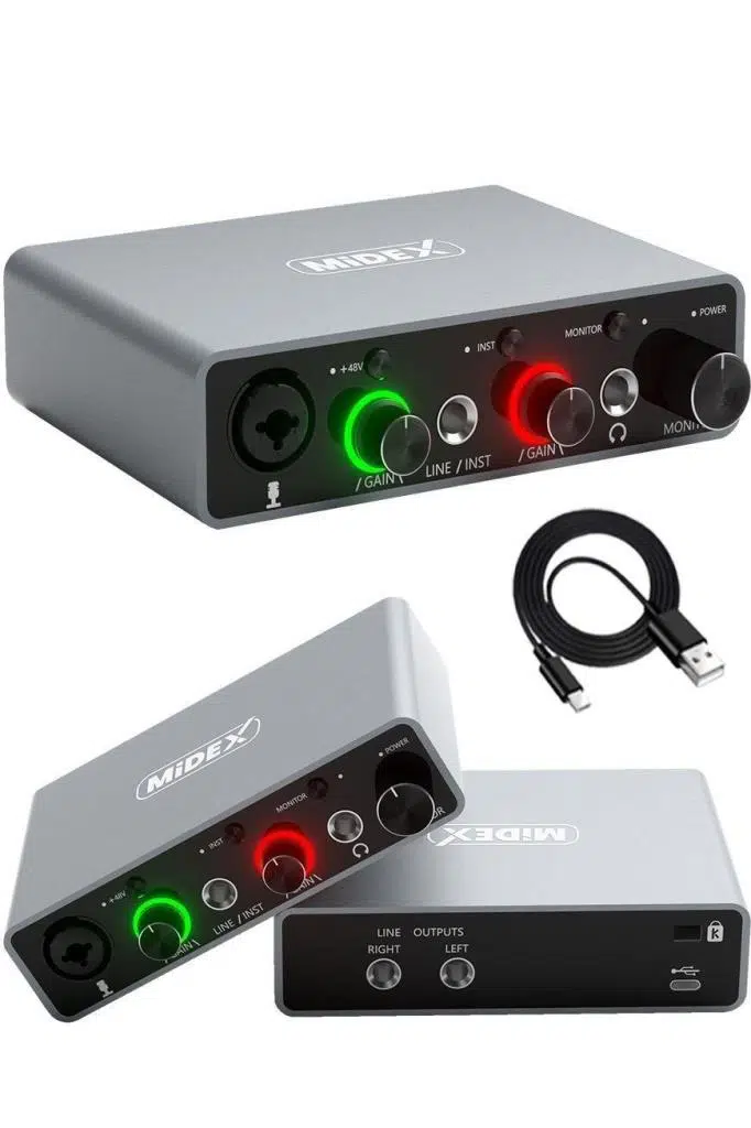 Midex Special Paket-3 Stüdyo Ekipmanları Ses Kartı Condenser Mikrofon Kulaklık Stand Full Set Midex Special Paket-3 Stüdyo Ekipmanları Ses Kartı Condenser Mikrofon Kulaklık Stand Full Set