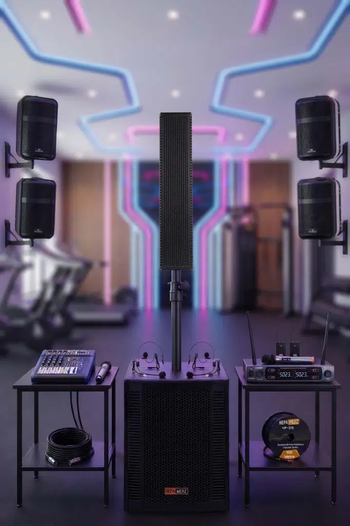 Midex SPORT Pack-1 Spor Salonu Hazır Ses Sistemi Paketi