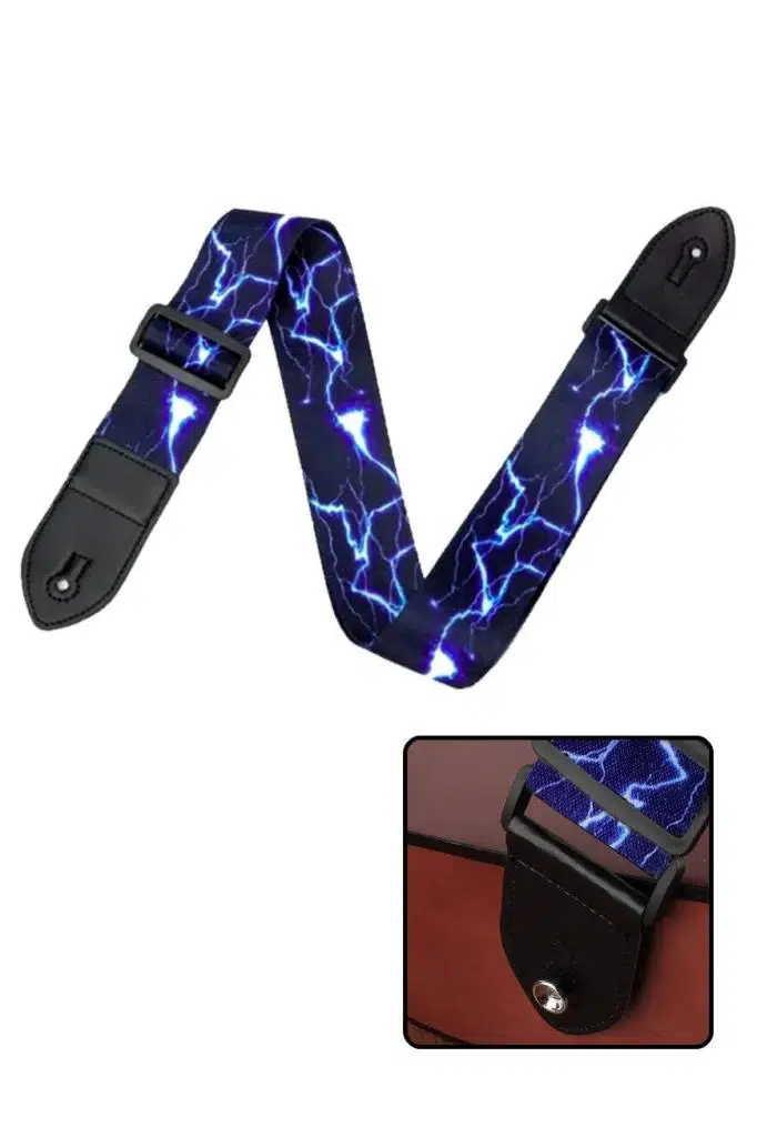 Midex SR-11BL Gitar Omuz Askısı Mavi Renk Desenli Uzunluk 90-143 cm Midex SR-11BL Gitar Omuz Askısı Mavi Renk Desenli Uzunluk 90-143 cm