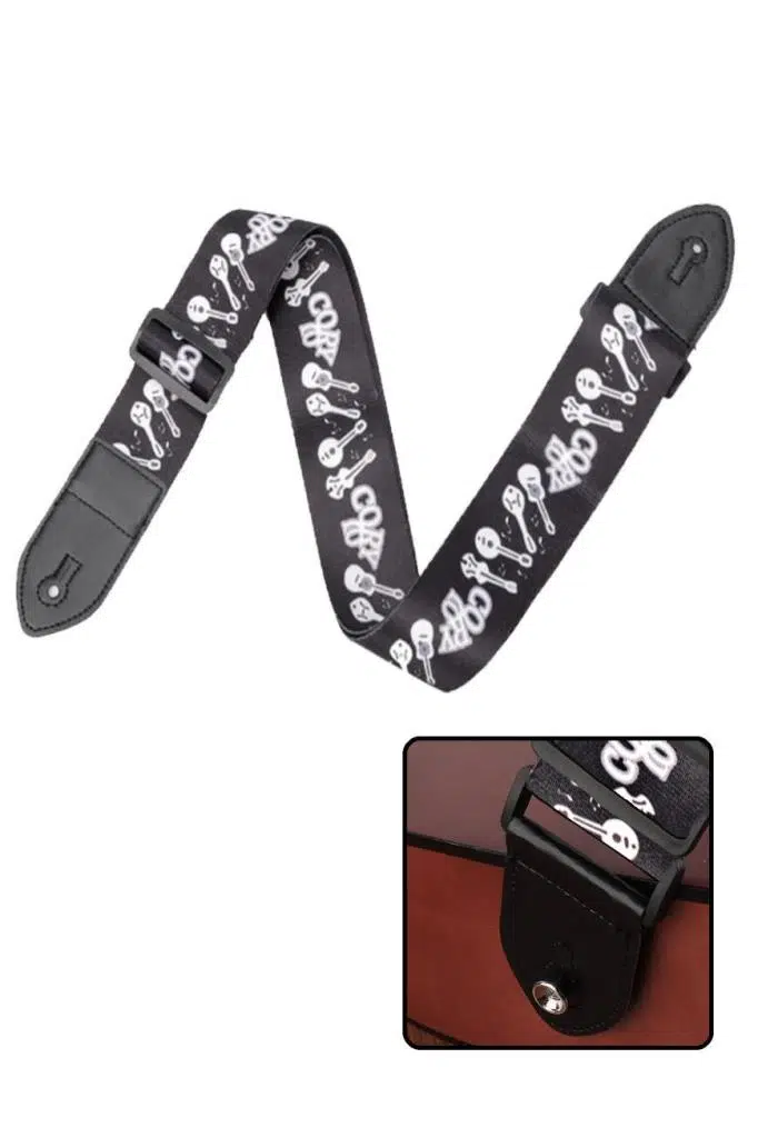 Midex SR-11GT Gitar Omuz Askısı Siyah Renk Desenli Uzunluk 90-143 cm Midex SR-11GT Gitar Omuz Askısı Siyah Renk Desenli Uzunluk 90-143 cm