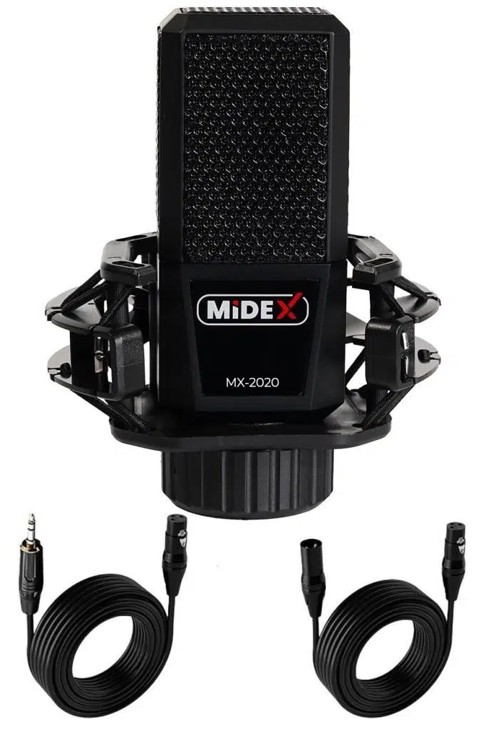 Midex Talent Paket-2 MX-2020 Mikrofon VS13 Ses Kartı Stüdyo Kayıt Canlı Yayın Seti Midex Talent Paket-2 MX-2020 Mikrofon VS13 Ses Kartı Stüdyo Kayıt Canlı Yayın Seti