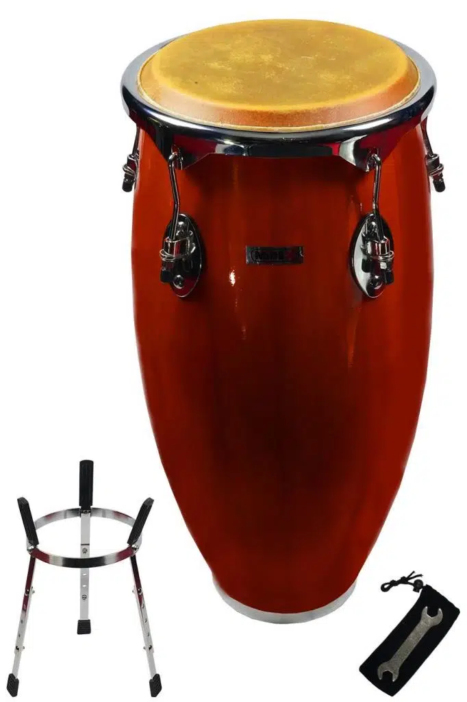 Midex TB-120 Profesyonel Turuncu Doğal Ahşap Tumba Siam Meşesi Doğal Deri