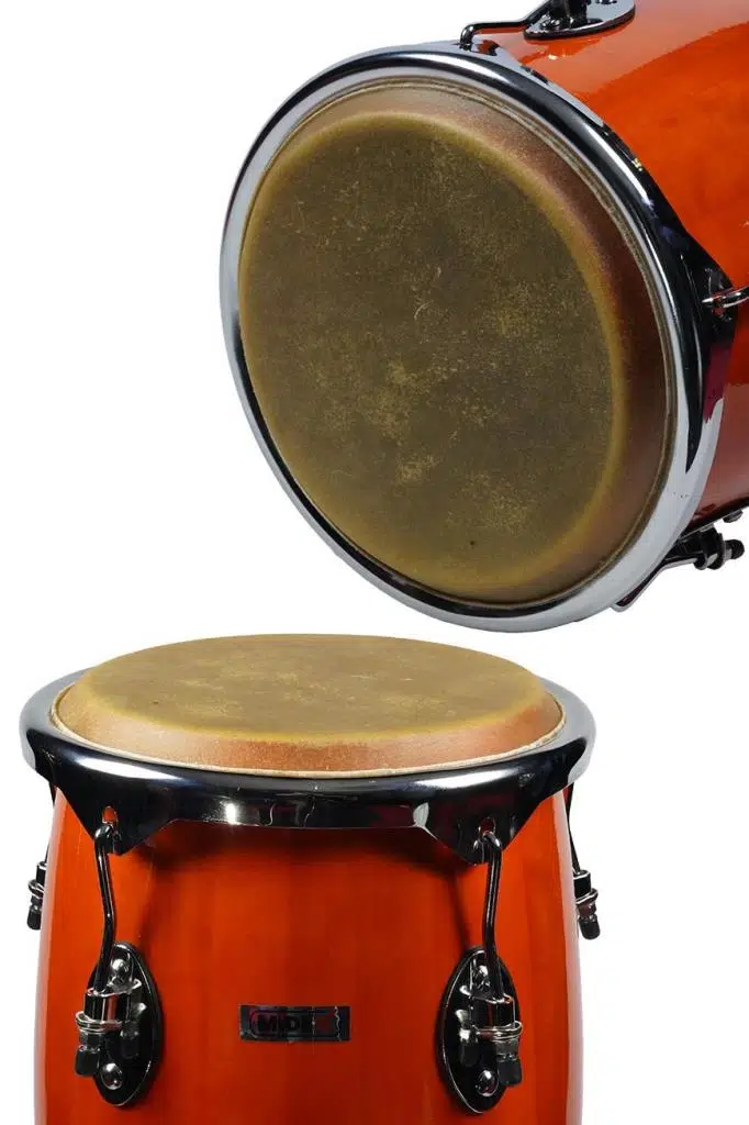 Midex TB-120 Profesyonel Turuncu Doğal Ahşap Tumba Siam Meşesi Doğal Deri