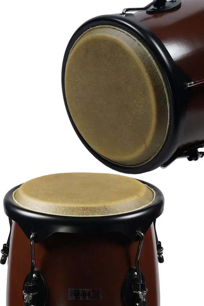 Midex TB-130 Profesyonel Bordo Doğal Ahşap Tumba Siam Meşesi Doğal Deri