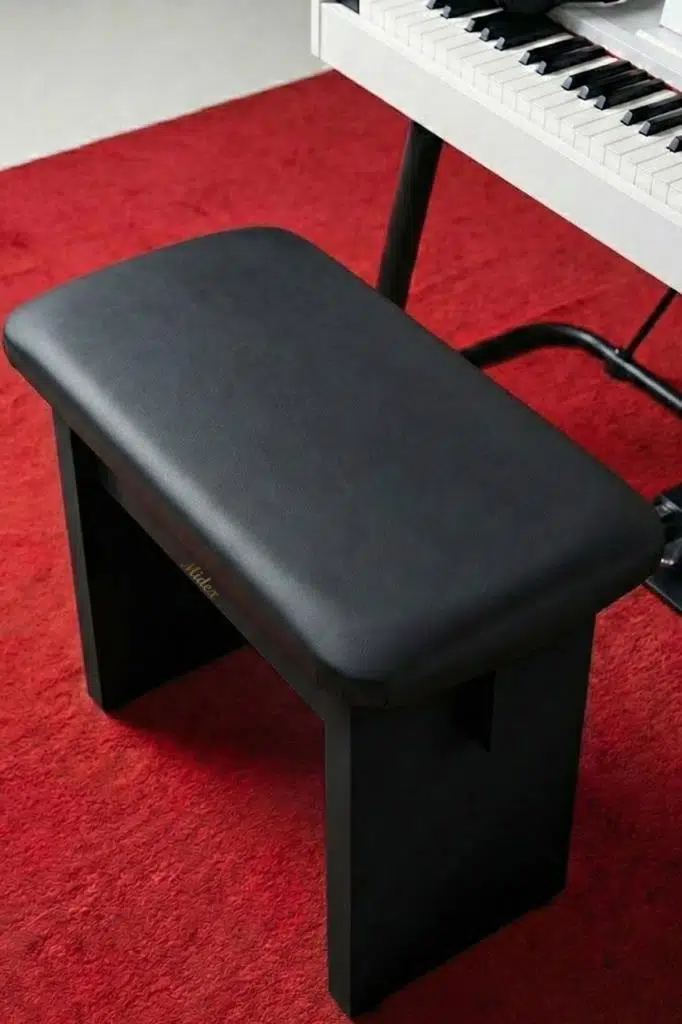 Midex TBX-122BK Kaliteli Piyano Taburesi Siyah