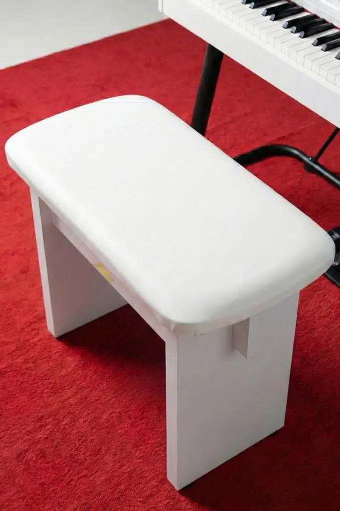Midex TBX-122WH Kaliteli Piyano Taburesi Beyaz Midex TBX-122WH Kaliteli Piyano Taburesi Beyaz