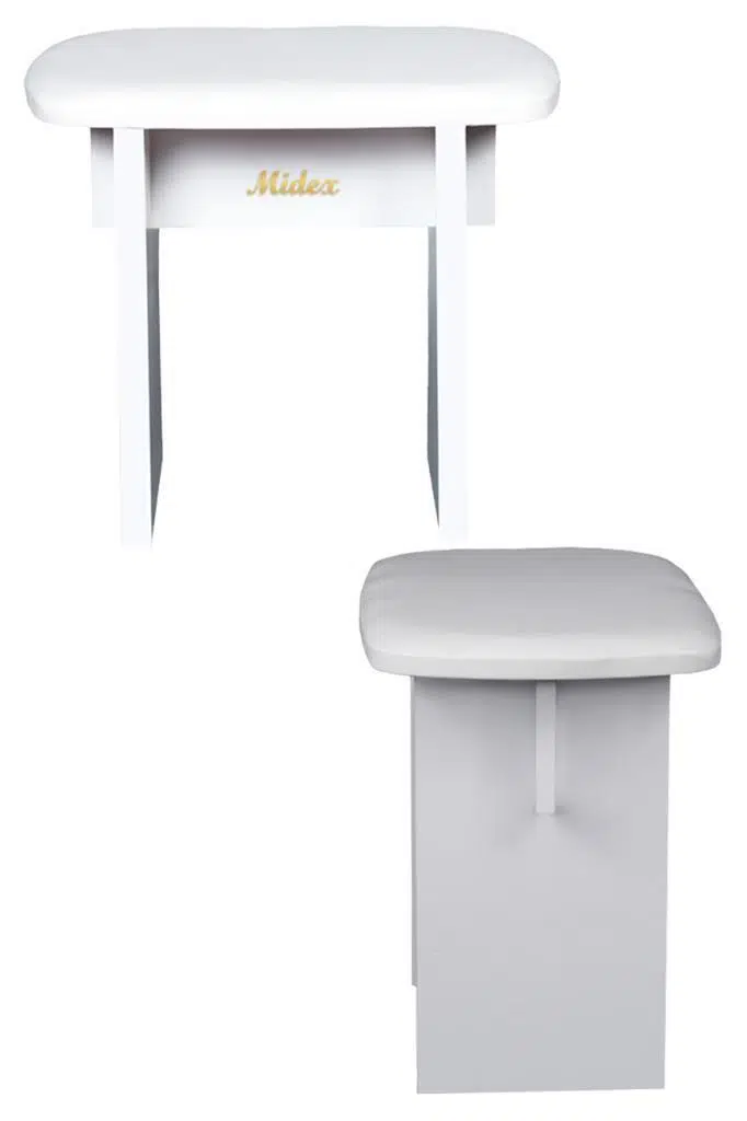 Midex TBX-122WH Kaliteli Piyano Taburesi Beyaz Midex TBX-122WH Kaliteli Piyano Taburesi Beyaz