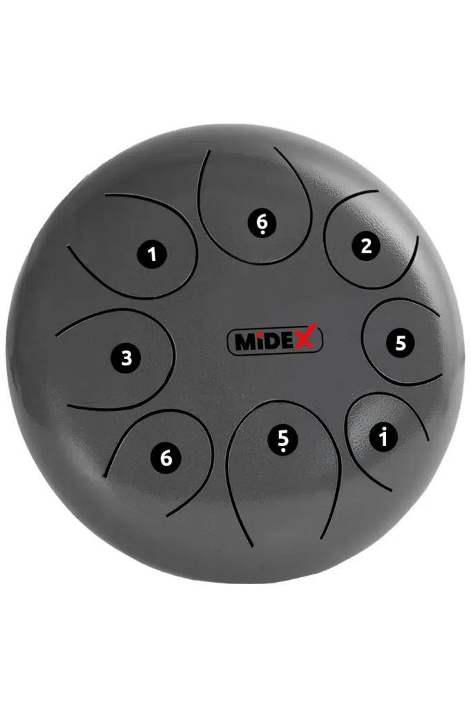 Midex TD-108SL Çelik Dil Davul Handpan 10 İnç 8 Ton Steel Tongue Drum Full Set Midex TD-108SL Çelik Dil Davul Handpan 10 İnç 8 Ton Steel Tongue Drum Full Set