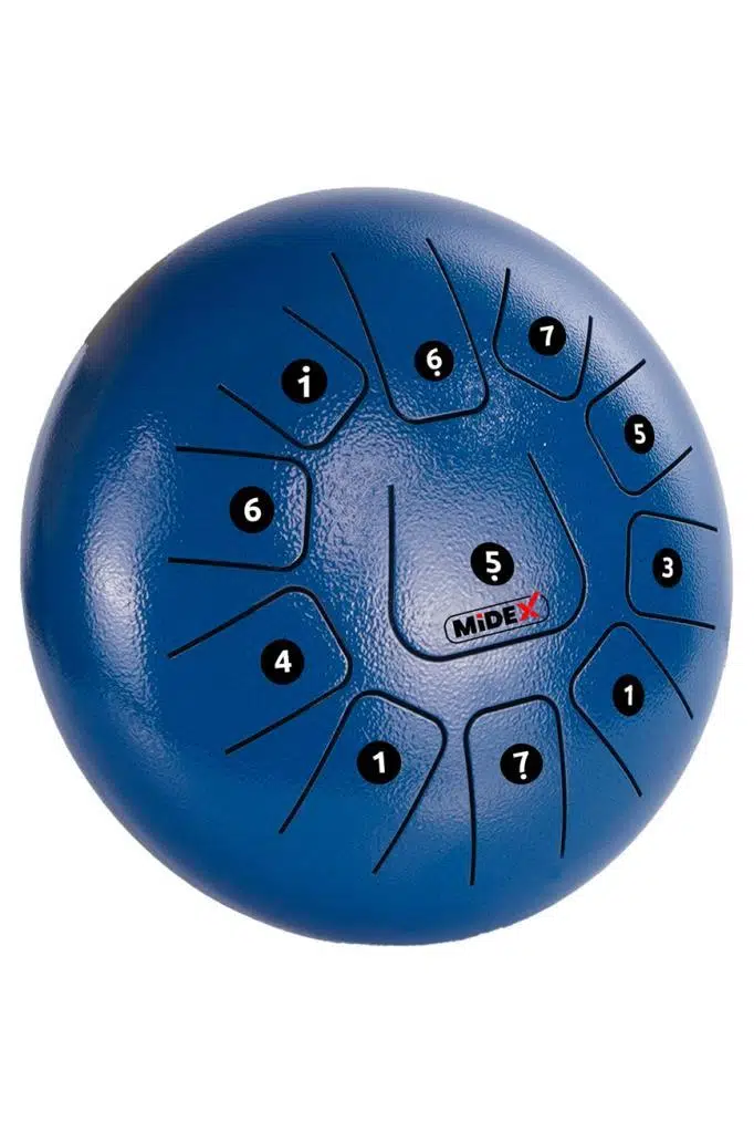 Midex TD-1211BL Çelik Dil Davul Handpan 12 İnç 11 Ton Steel Tongue Drum Full Set Midex TD-1211BL Çelik Dil Davul Handpan 12 İnç 11 Ton Steel Tongue Drum Full Set
