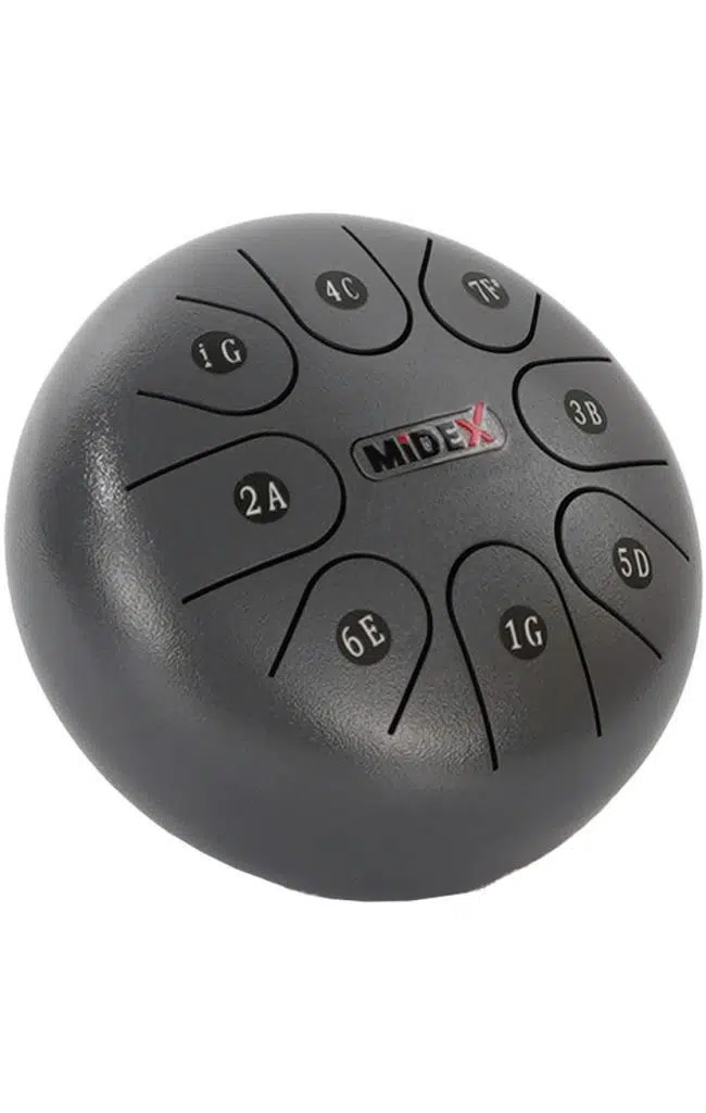 Midex TD-68ASH Çelik Dil Davul Handpan 6 İnç 8 Ton Steel Tongue Drum Full Set