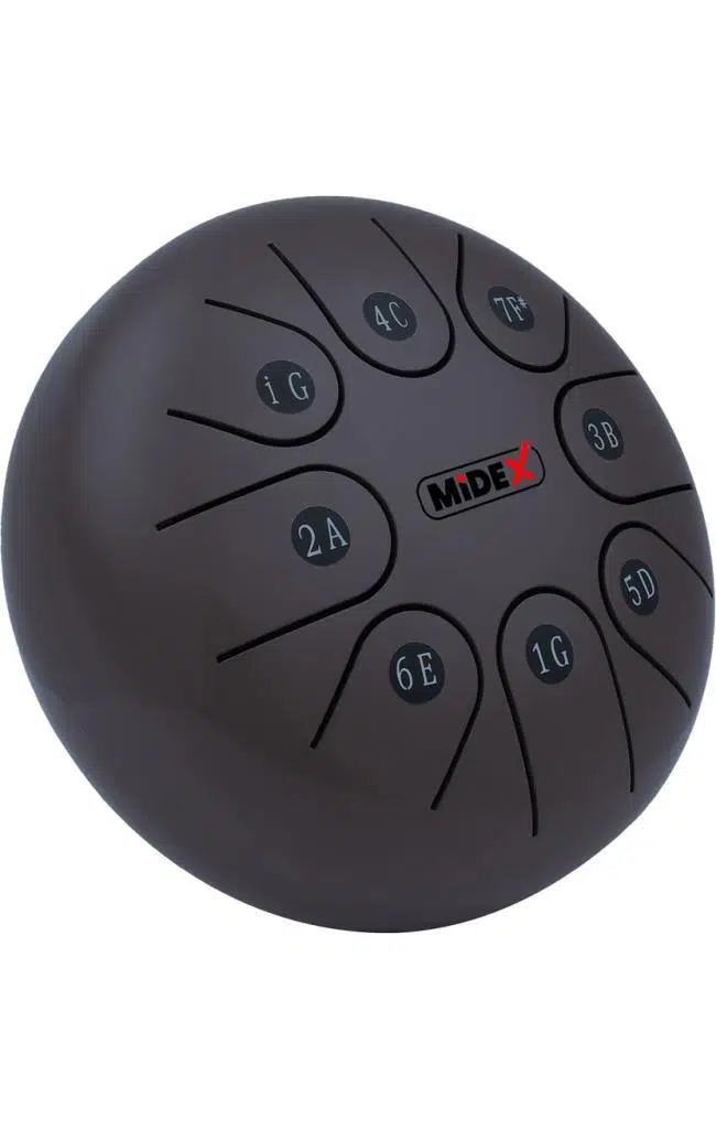 Midex TD-68BK Çelik Dil Davul Handpan 6 İnç 8 Ton Steel Tongue Drum Full Set