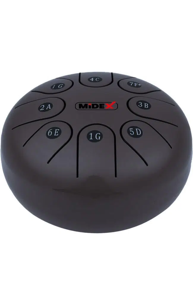 Midex TD-68BK Çelik Dil Davul Handpan 6 İnç 8 Ton Steel Tongue Drum Full Set