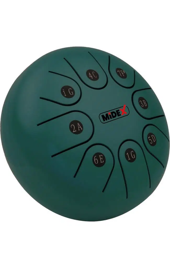 Midex TD-68GR Çelik Dil Davul Handpan 6 İnç 8 Ton Steel Tongue Drum Full Set