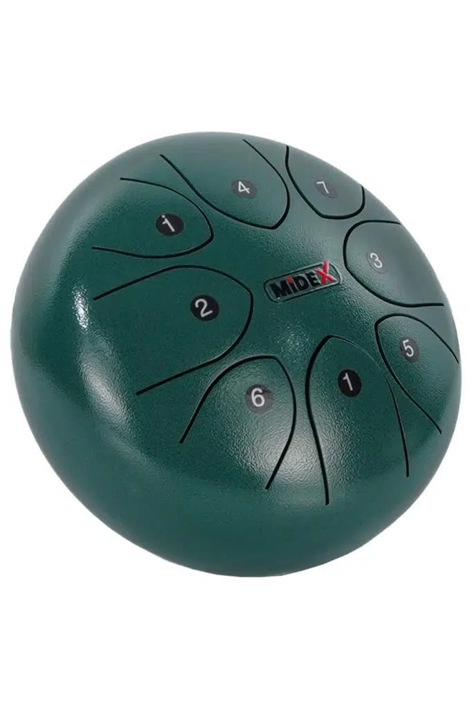 Midex TD-88GR Çelik Dil Davul Handpan 8 İnç 8 Ton Steel Tongue Drum Full Set (BASİC) Midex TD-88GR Çelik Dil Davul Handpan 8 İnç 8 Ton Steel Tongue Drum Full Set (BASİC)
