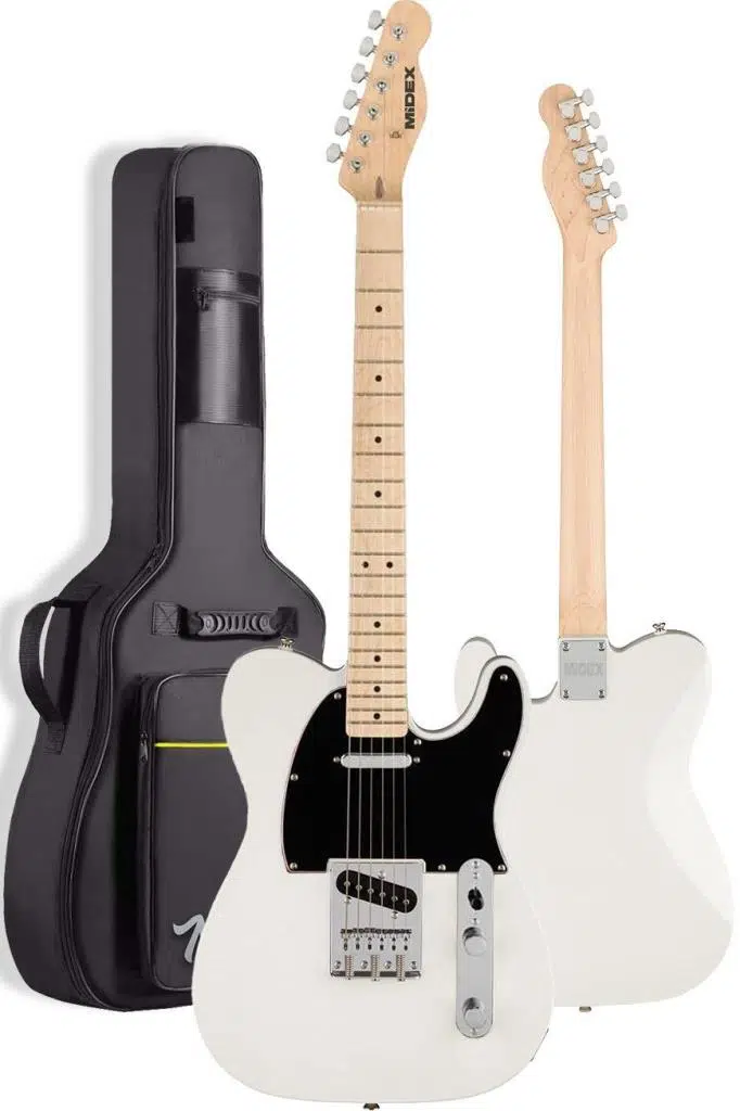 Midex TLX-50CR-25AMP Tele Kasa Maple Klavye 2 Single-Coil 25W Amfili Elektro Gitar Midex TLX-50CR-25AMP Tele Kasa Maple Klavye 2 Single-Coil 25W Amfili Elektro Gitar