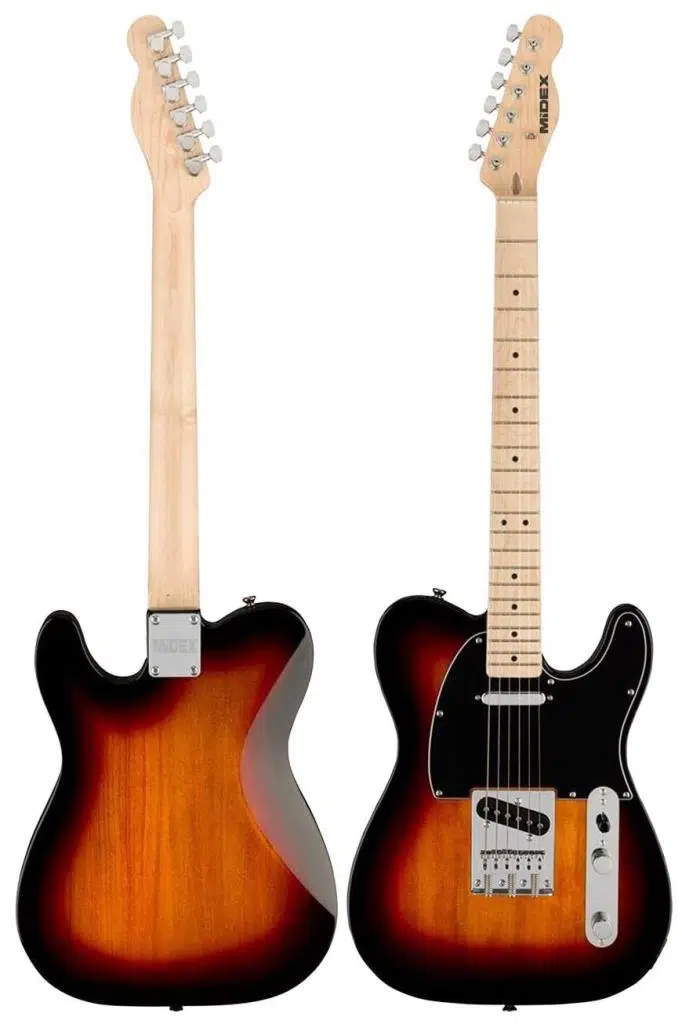 Midex TLX-50SB-25AMP Tele Kasa Maple Klavye 2 Single-Coil 25W Amfili Elektro Gitar