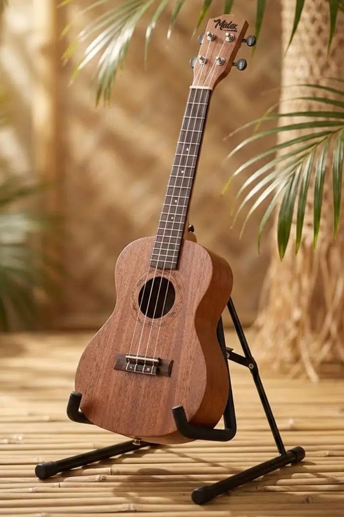 Midex TN-26MC-ST Set Maun Tenör Ukulele (Metod Nota Sticker Askı Pena)
