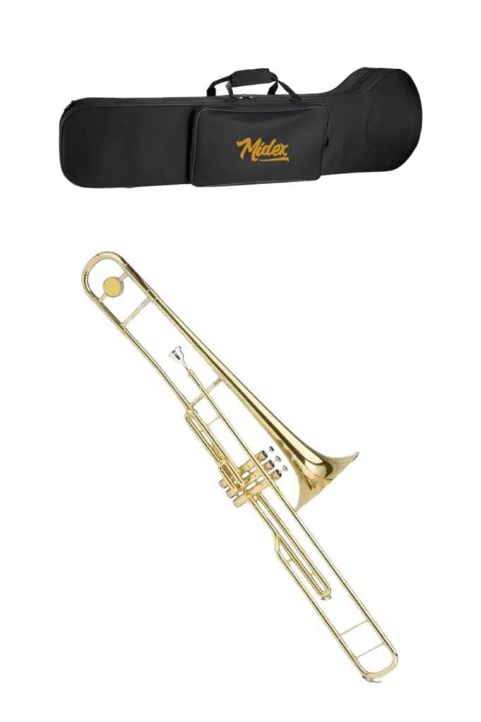 Midex TRM-P247T-OUT Pistonlu Trombon Bb (Si Bemol) Entry Model(OUTLET) Midex TRM-P247T-OUT Pistonlu Trombon Bb (Si Bemol) Entry Model(OUTLET)