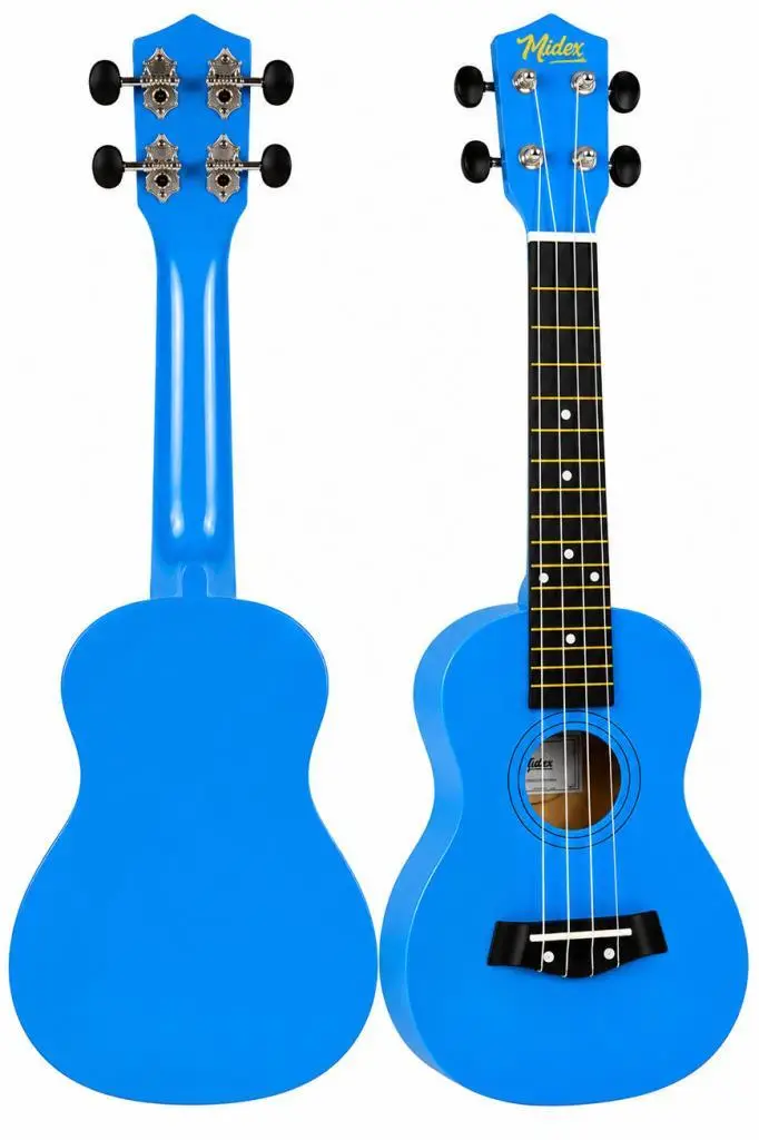 Midex UKX-233BL Mavi Concert Ukulele (Askı Çanta Metod Pena)