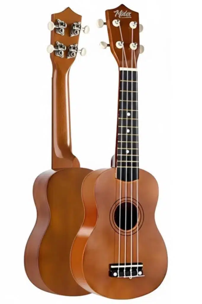 Midex UKX-233M Kahverengi Concert Ukulele (Askı Çanta Metod Pena)