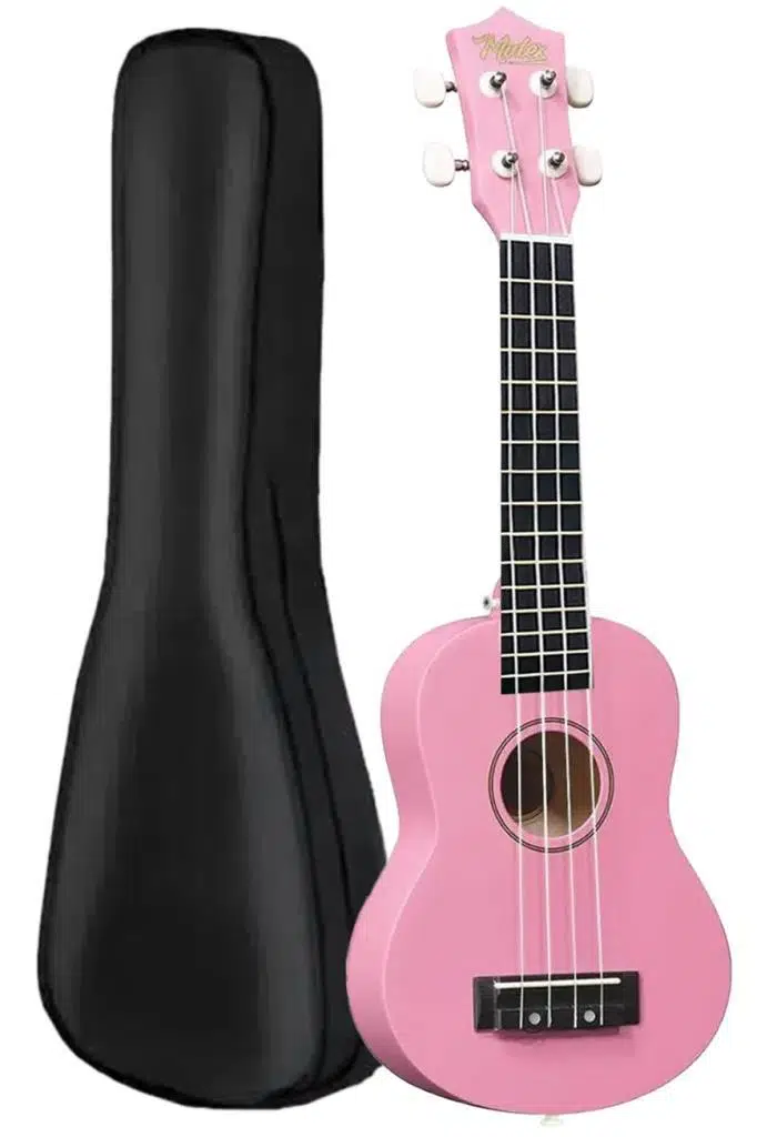 Midex UKX-233PK Pembe Concert Ukulele (Askı Çanta Metod Pena)