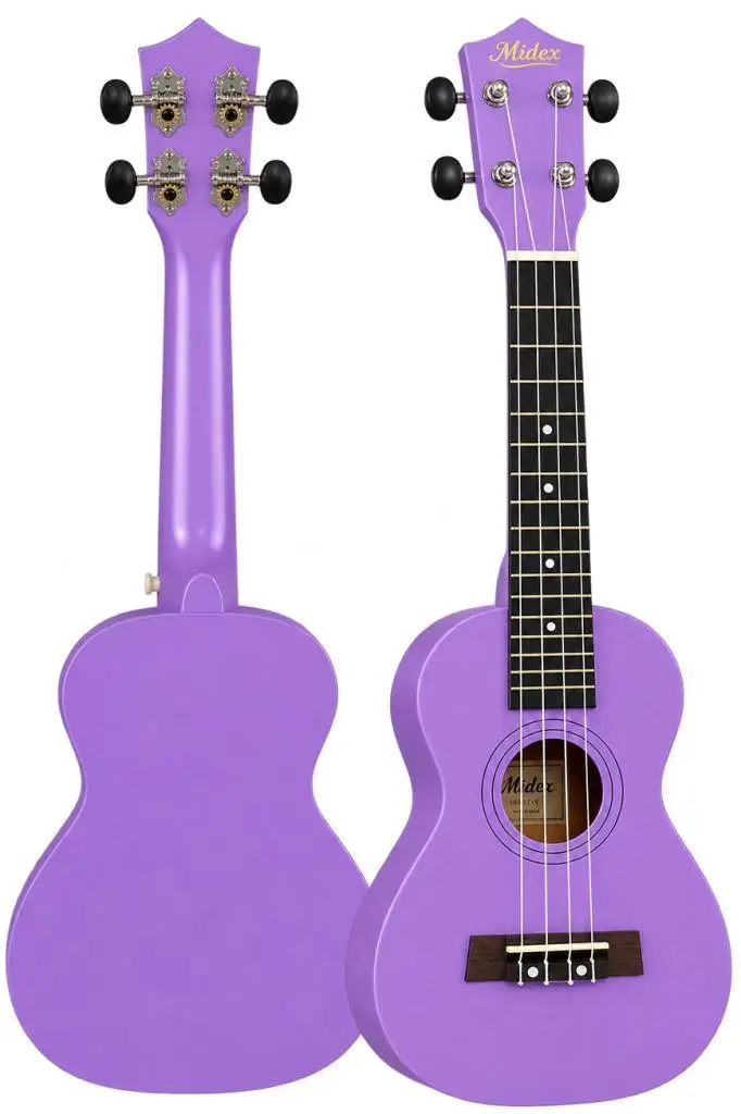 Midex UKX-233PRP Mor Concert Ukulele (Askı Çanta Pena)